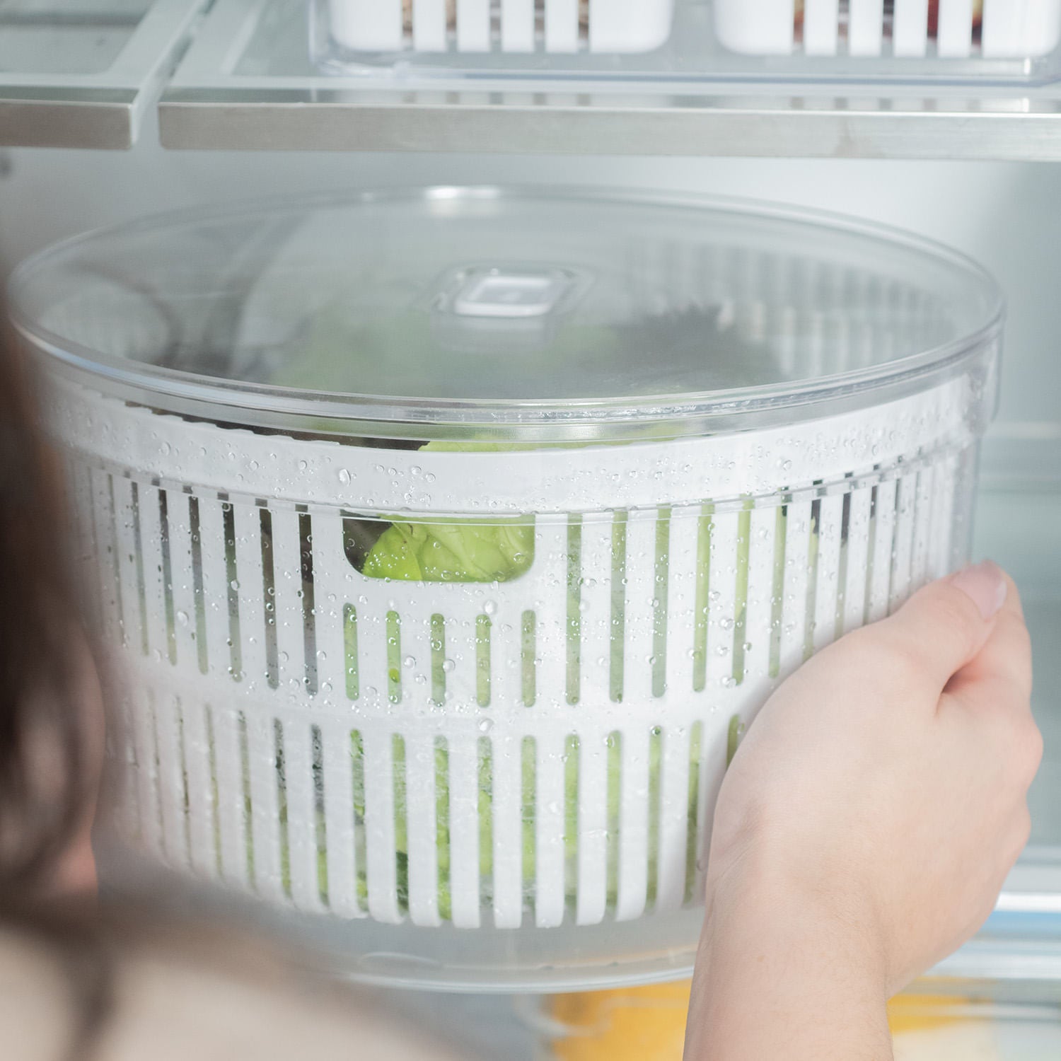 Orna Unique Salad Organizer and Dryer Kit 5.5L Clear Fresh Line
