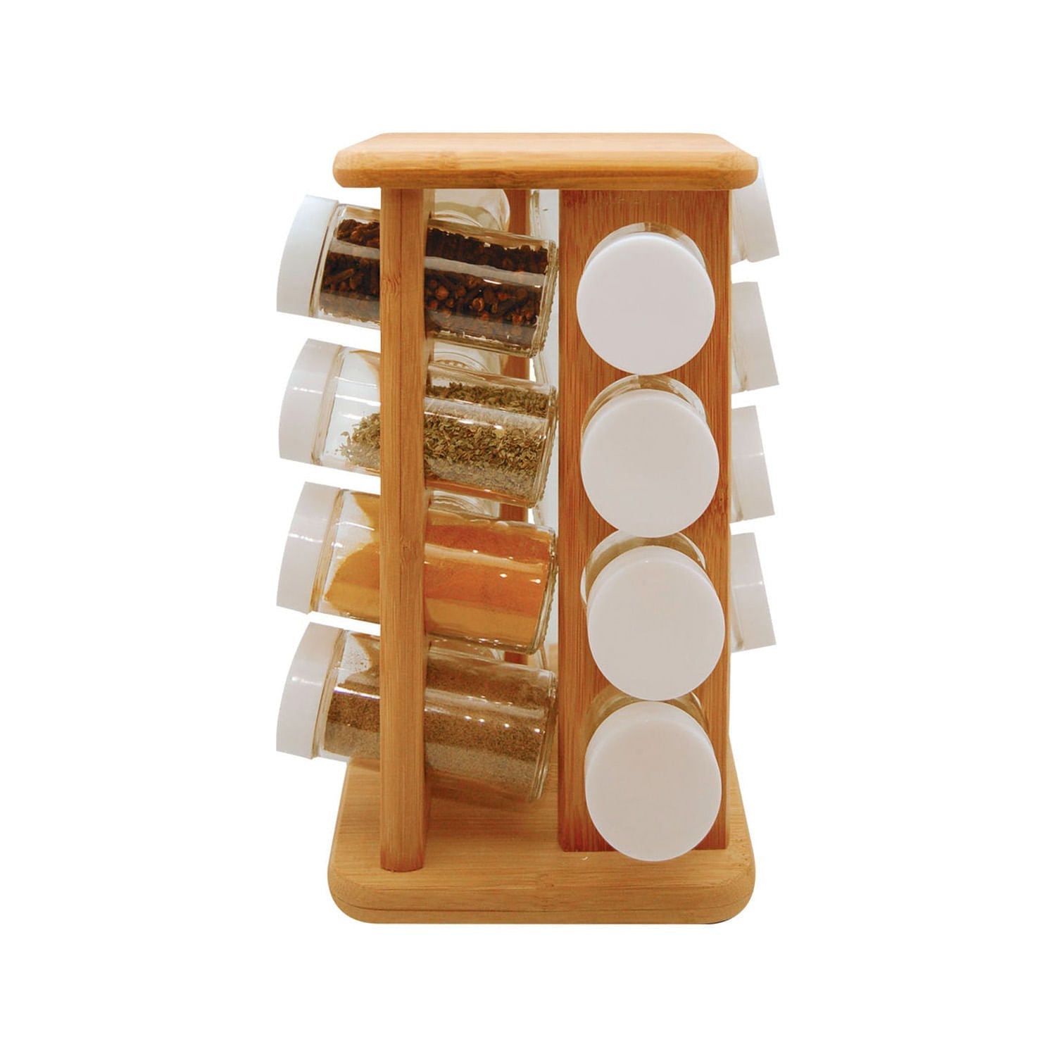 Rotating Orna Unique Spice Rack 17 Pieces Keep Line