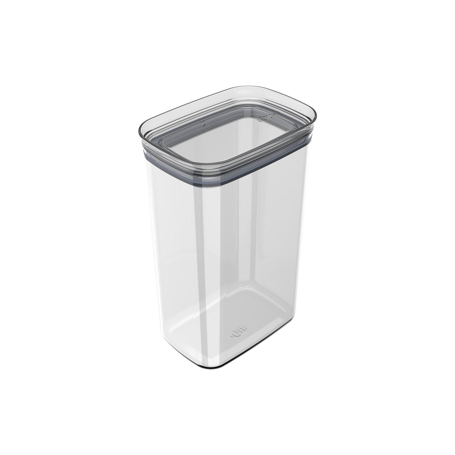 Airtight Rectangular Organizer Orna Unique Jar 2.3L Block Line