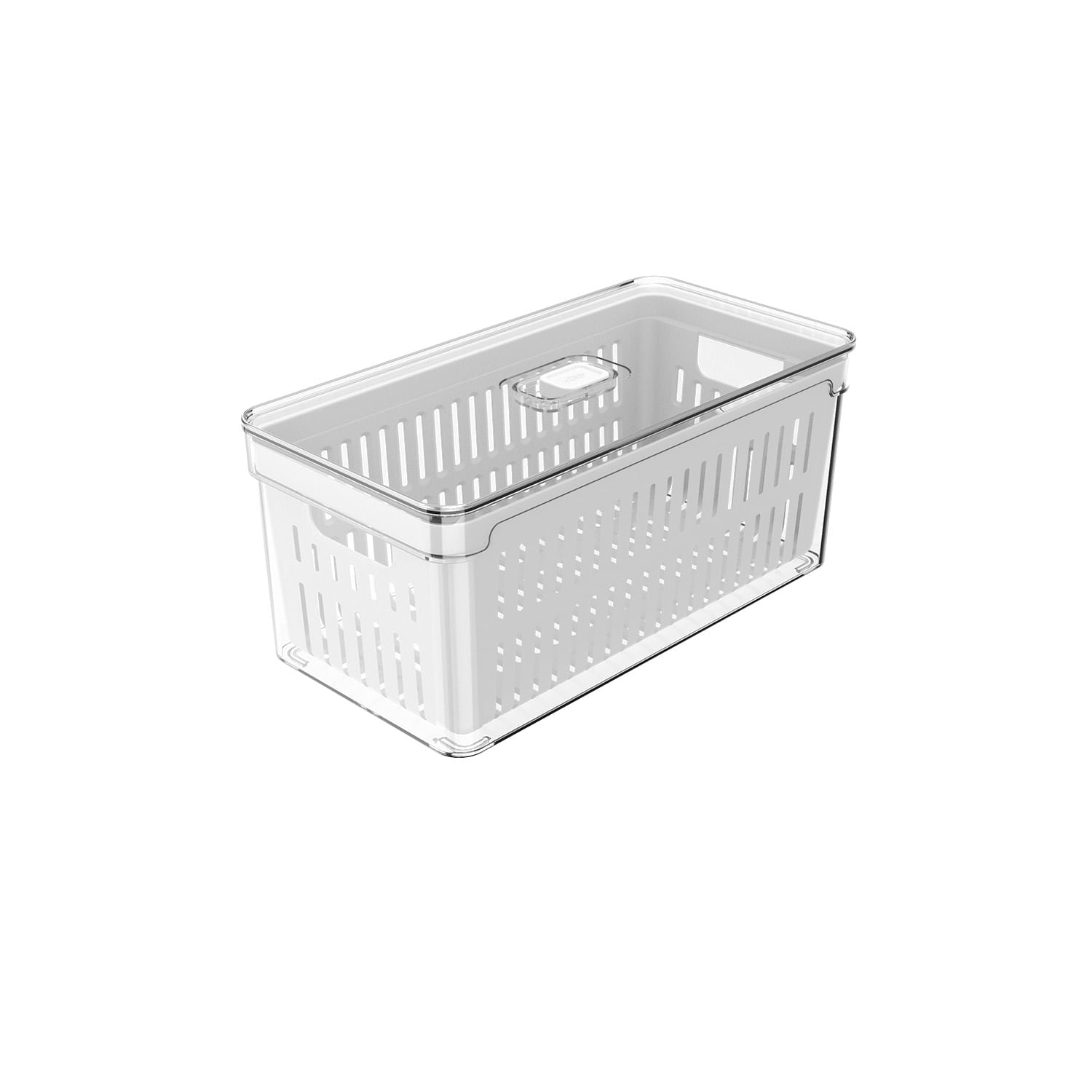 Refrigerator Organizer with Basket Orna Unique 5L Clear Fresh Line
