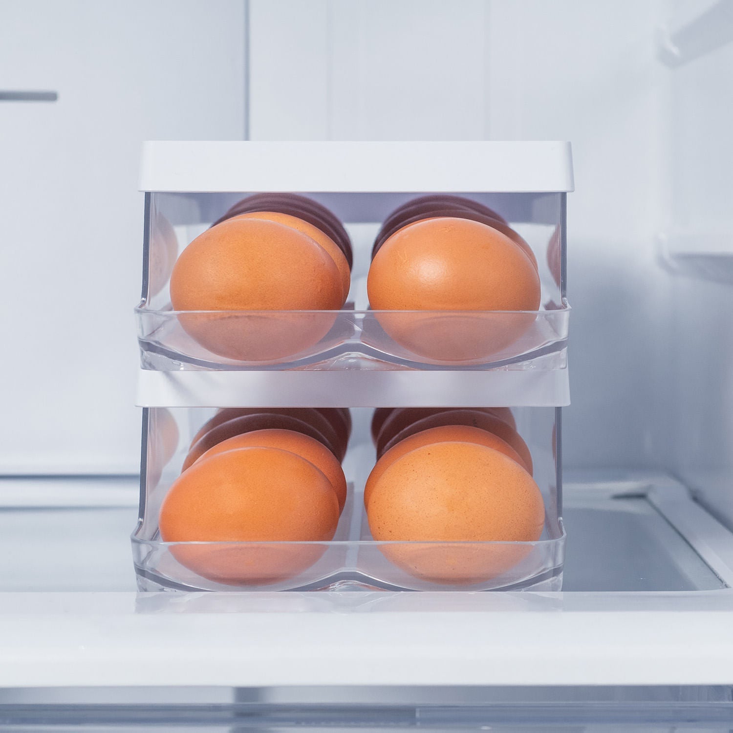 Orna Unique Roll Egg Organizer 14 Eggs Clear Fresh Line
