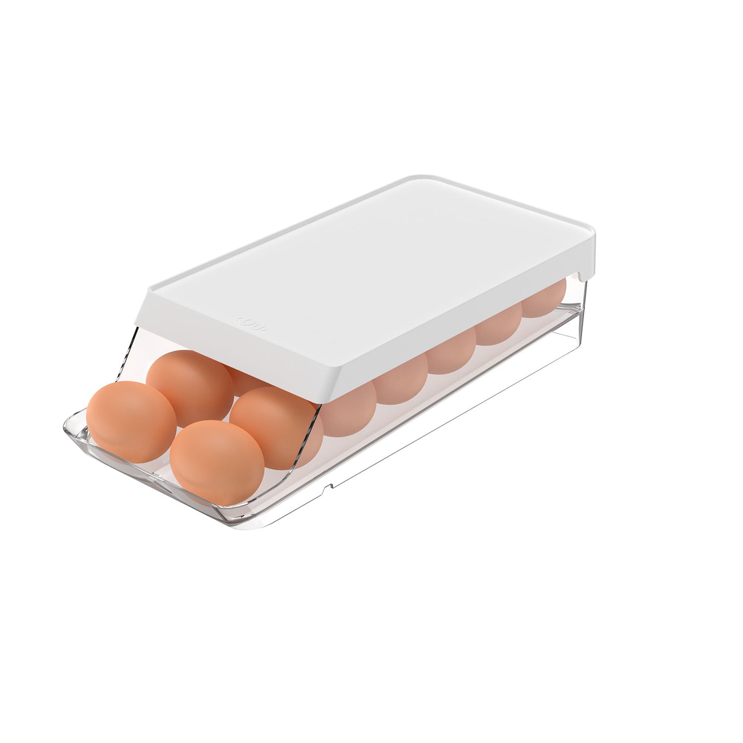 Orna Unique Roll Egg Organizer 14 Eggs Clear Fresh Line