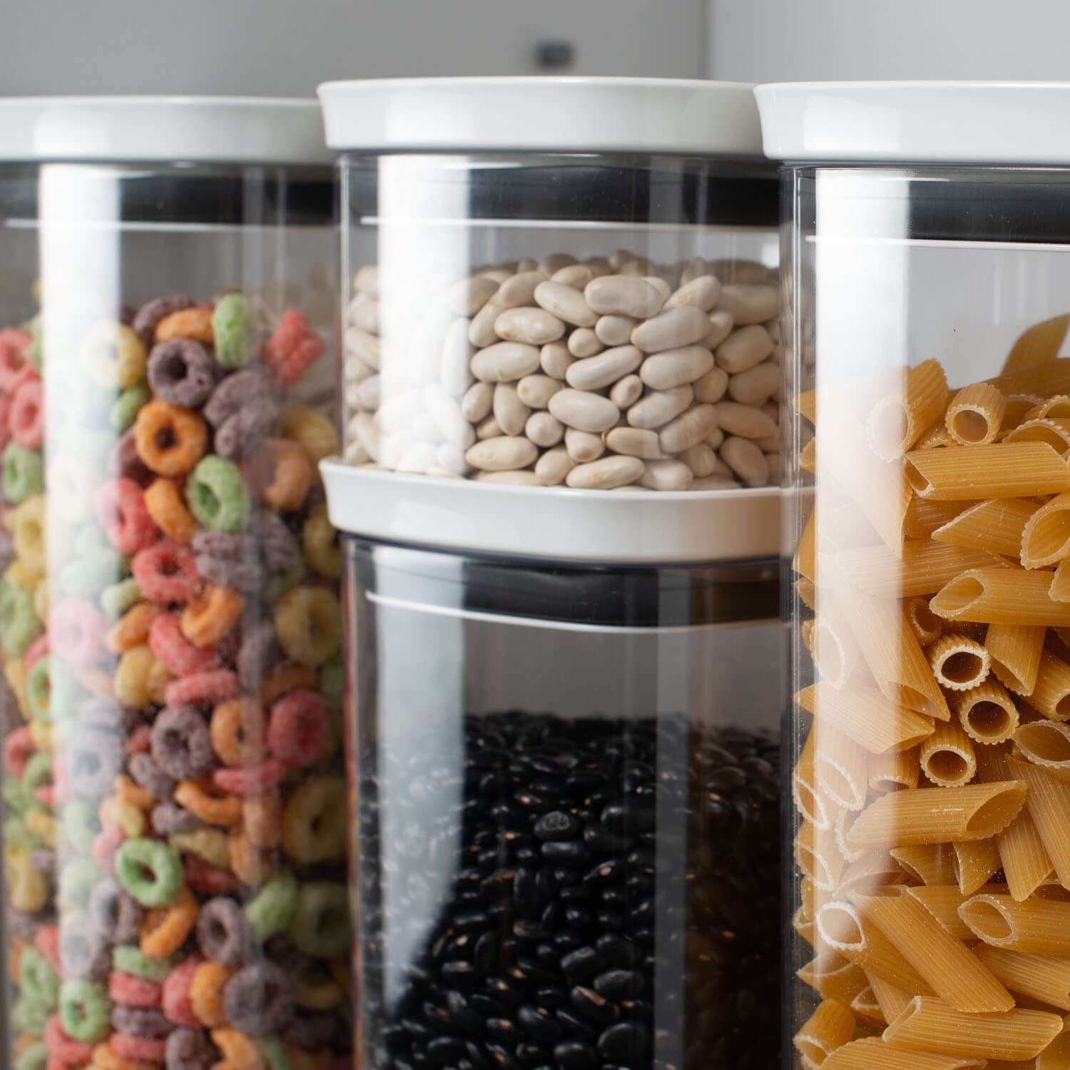 Airtight Organizer Orna Unique Jar 450ml Block Line