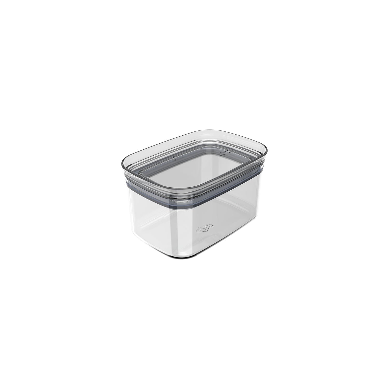 Airtight Rectangular Organizer Orna Unique Jar 650ml Block Line